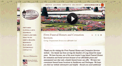 Desktop Screenshot of fivesfuneralhome.com